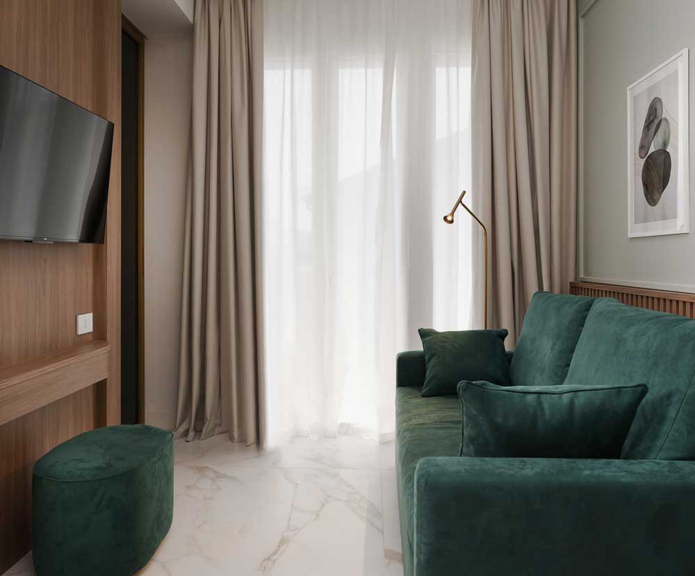 <title>Camere e Suite di design | Hotel Parioli Rimini</title>